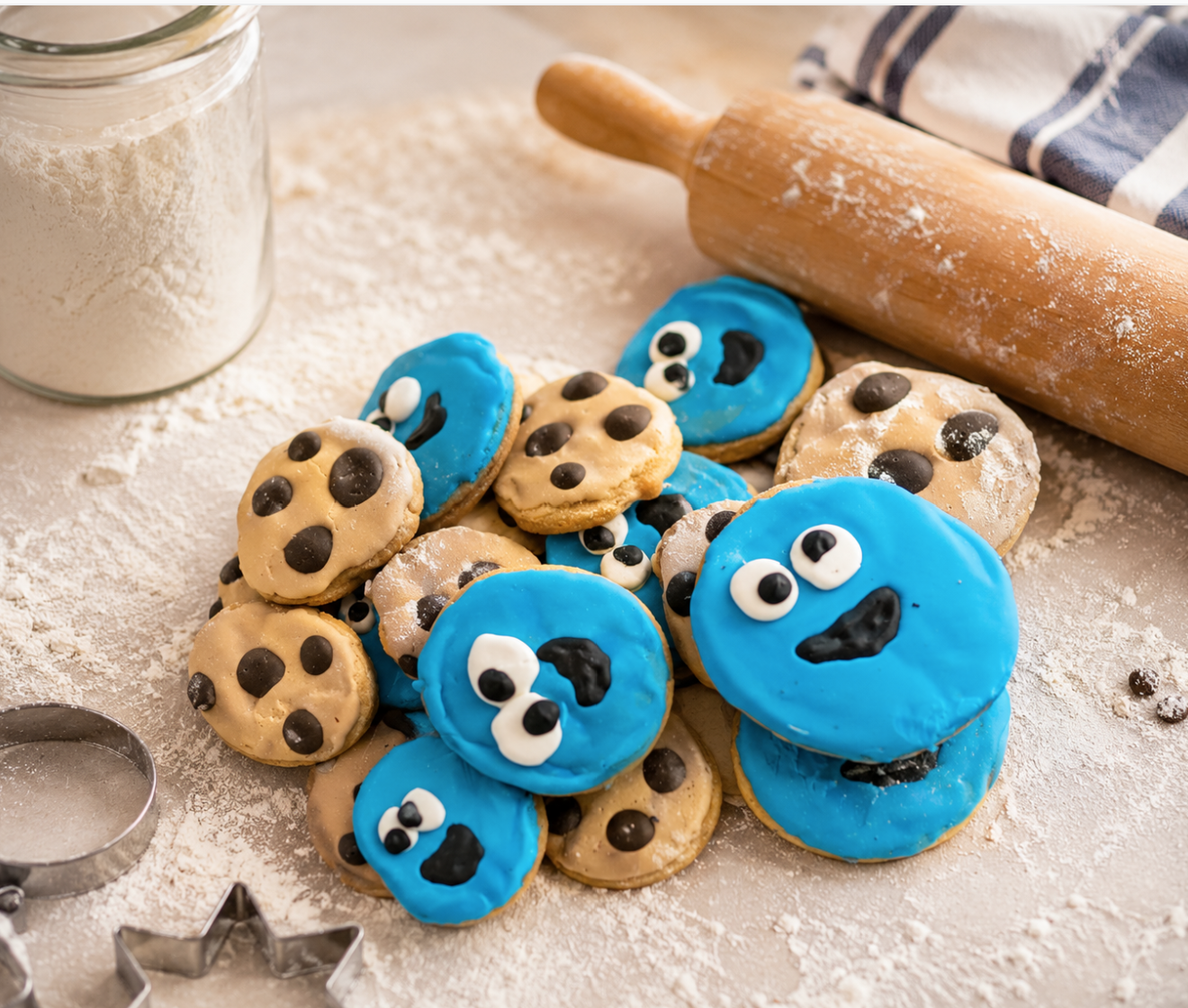 Organic Peanut Butter Cookie Monster 🐾🍪💙