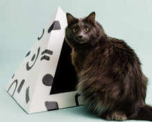 Doodle Cardboard Cat Pyramid