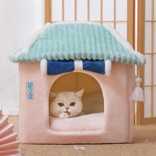Cozy Retreat Cat House The Ultimate Enclosed Cat Villa