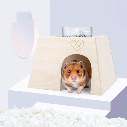 Cozy Woodland Retreat Hamster Hideout