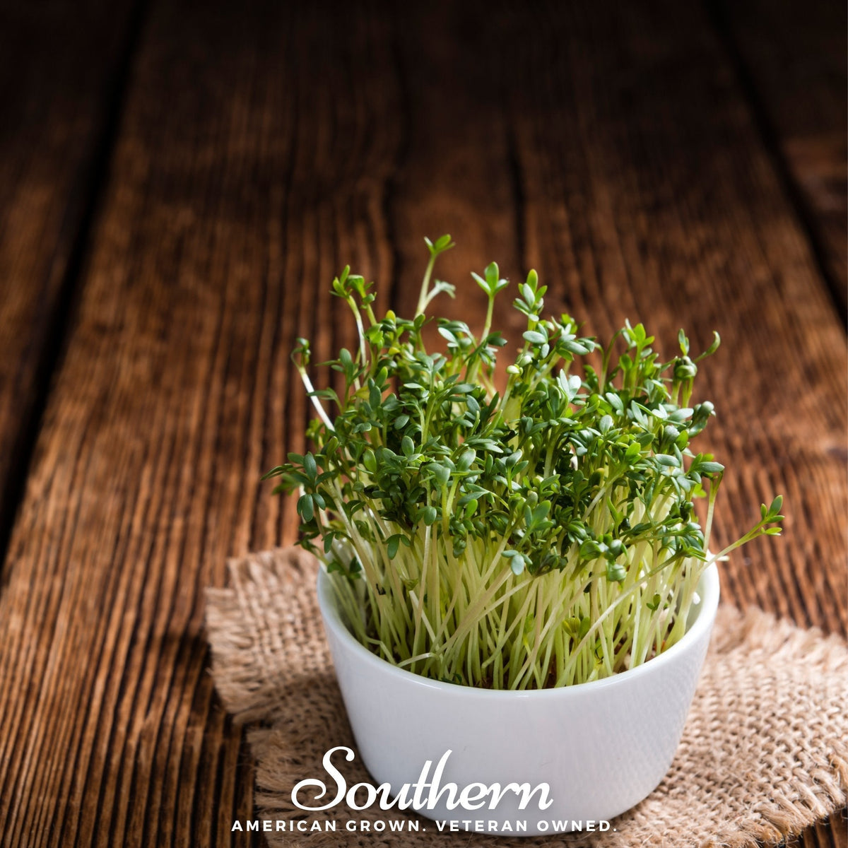 Pepper Cress Seeds 500 Count - Heirloom Non-GMO Garden Herb Lepidium sativum for Salads & Cooking