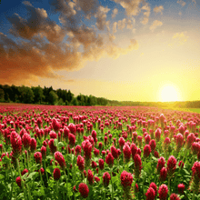 Crimson “Dixie” Clover – 1,000 Seeds