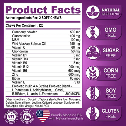 Dog Multivitamin Chewable with Glucosamine   Dog Vitamins and