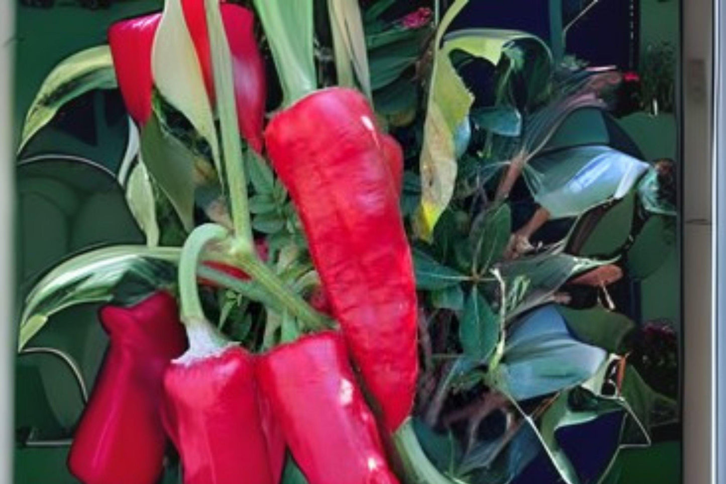 Sandia Hot Pepper Seeds, Capsicum annuum, Red Chile for Salsa, Drying & Roasting, 250 mg Pack