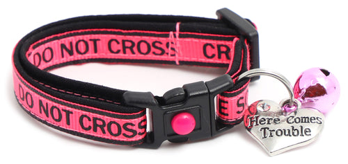 Crime Scene Do Not Cross Breakaway Cat Collar