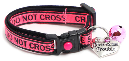Crime Scene Do Not Cross Breakaway Cat Collar