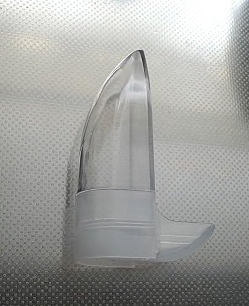 Bird Cage Water Bottle Dispenser Feeder for Zebra Finch Budgies Set of 2 (Clear)