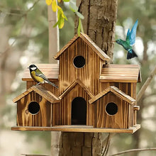 DecorBites™ Small Wooden Hanging Bird House