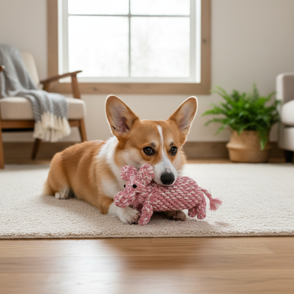 Peony Piglet Pet Toy | Premium | Sustainable