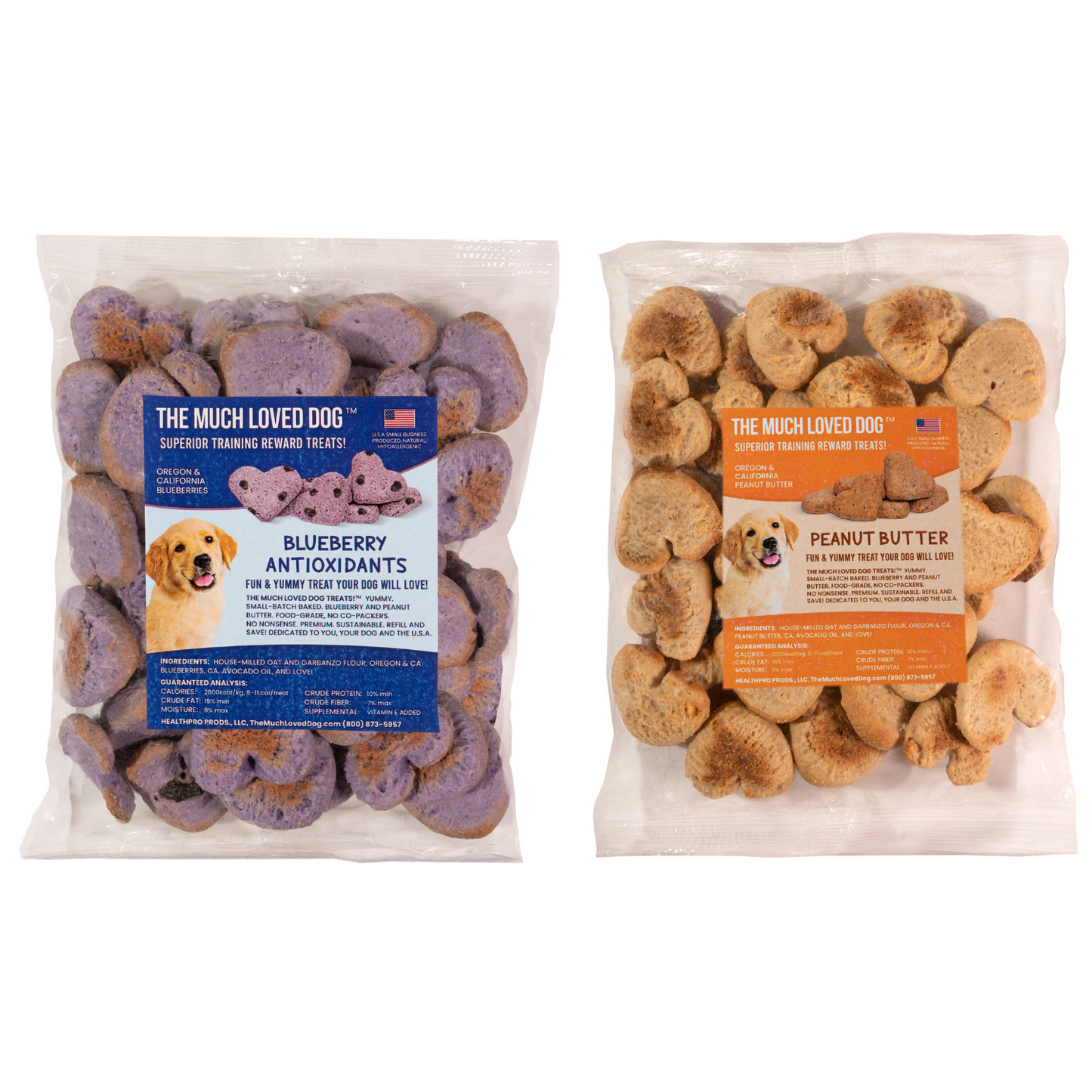 Much Loved Dog Training Reward Treats Variety Pack 2 Pack