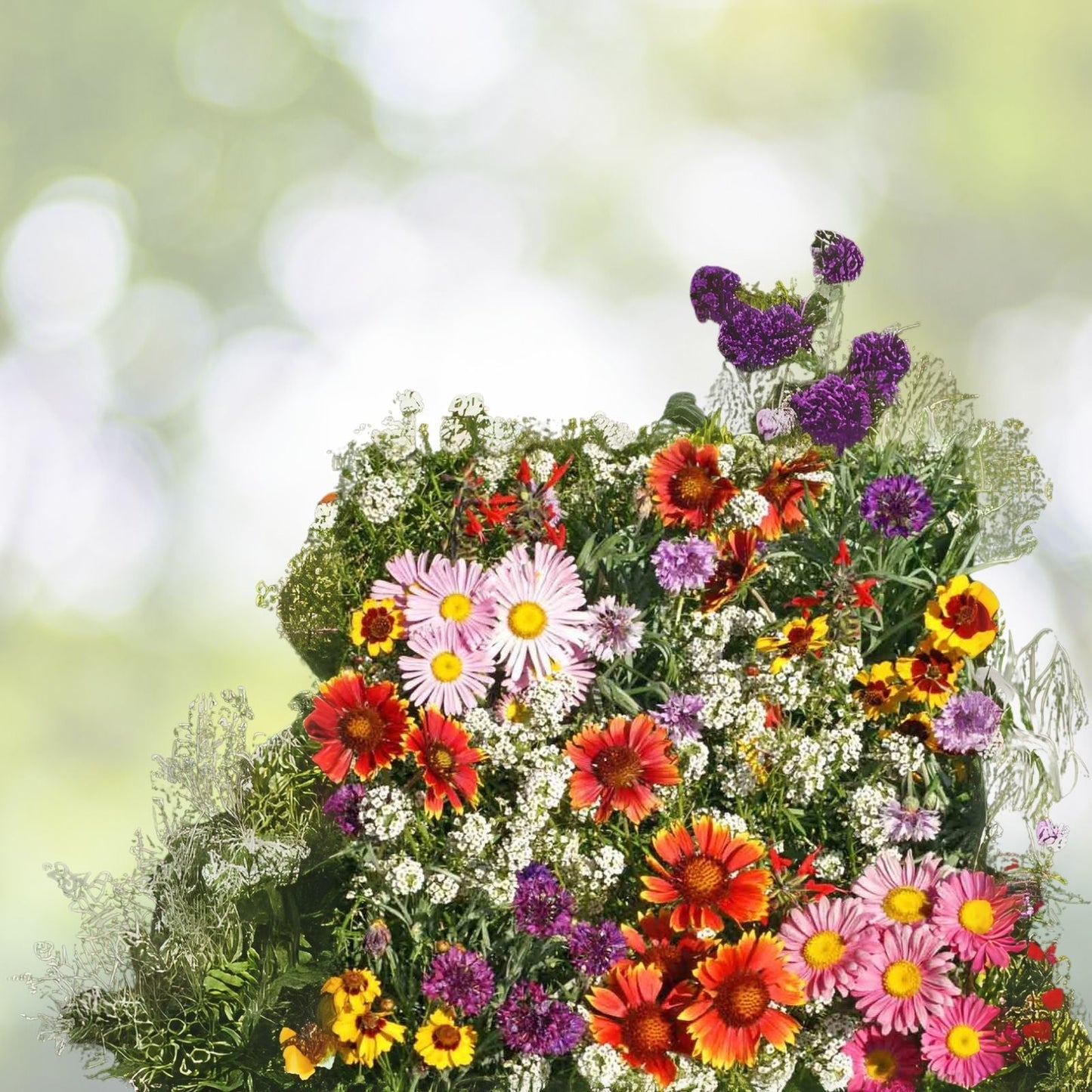 Outdoor STEM Kit - Wildflower Seeds for Hummingbirds & Monarch Butterflies - Perennial Mix - Pollinator Friendly