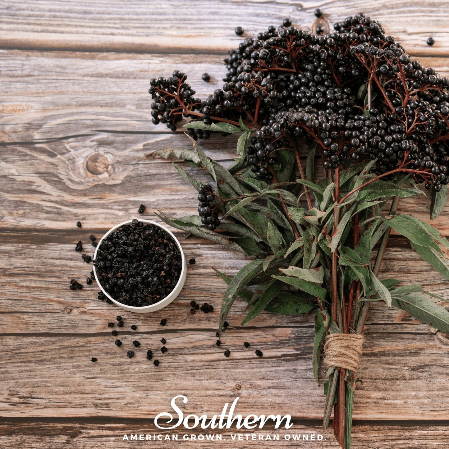 Dried Elderberry 1 Cup – Natural Air-Dried Sambucus nigra for Tea, Cooking & Remedies