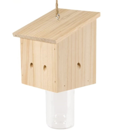 Durable Outdoor Carpenter Bee Trap – Pine Wood, Eco-Friendly, Hanging or Mounting, Multiple Styles