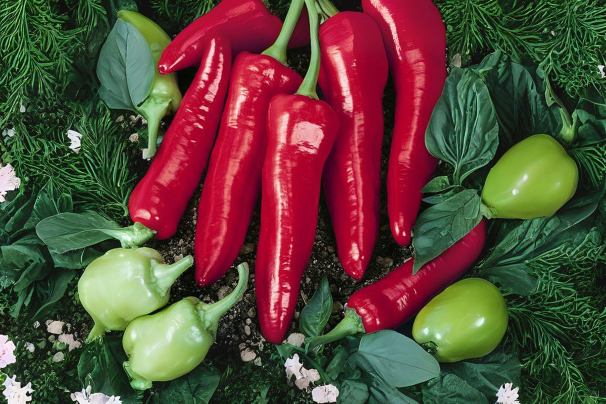 Hatch Big Jim Chili Pepper Seeds – Large Up to 12" Capsicum annuum for Roasting, Stuffing, Salsa, Southwest Cuisine (30 Seeds)