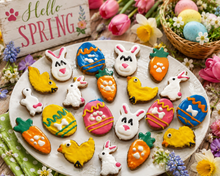 🐰🥕 Spring Peanut Butter Decorated Dog Cookies