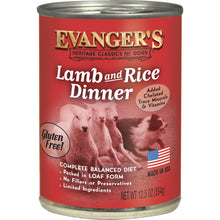Evanger's Classic All Life Stages Lamb & Rice Wet Dog Can (12.5oz)