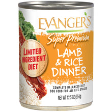Evanger's Super Premium All Life Stages Lamb & Rice Dinner Wet Dog Can (12.5oz)