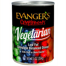 Evanger's Complements Grain Free All Life Stages Vegetarian Dinner Wet Dog & Cat Can (12.5oz)