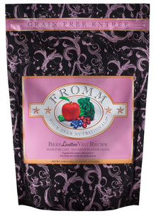 Fromm 4 Star Adult Grain-Free Beef Livattini Veg Dry Cat Food (4lb)
