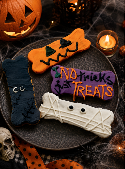 Halloween Peanut Butter Dog Cookies
