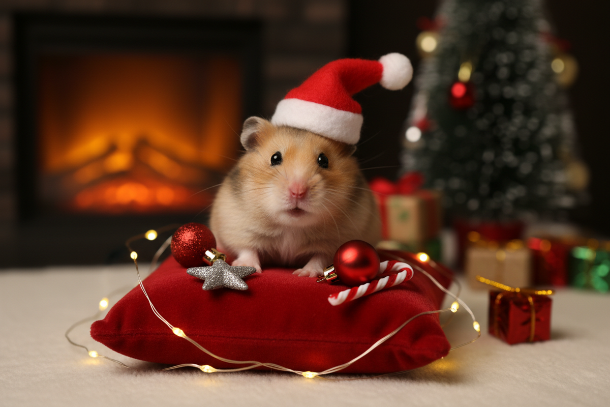 hamster christmas