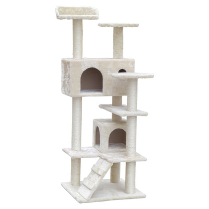 I Pet Cat Tree 134Cm Tower Scratching Post Scratcher Wood Condo House