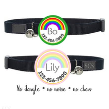 Rainbow TWIST TAG- Silent, Eco-Friendly, Ringless ID Tag for Cats and