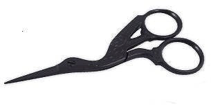 Premium Stork Scissor 3.5" matte black (from USA)