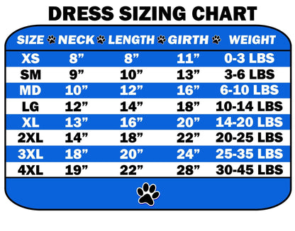 Halloween Pet Dog & Cat Dress, "Too Cute To Spook - Girly Ghost"