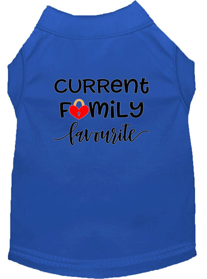 Pet Shirt "Current Family Favorite"