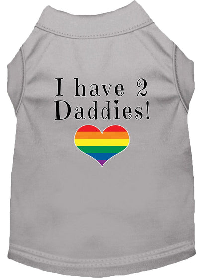 Pet Shirt "I Have Two Daddies"