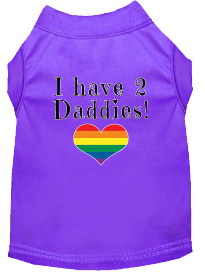 Pet Shirt "I Have Two Daddies"