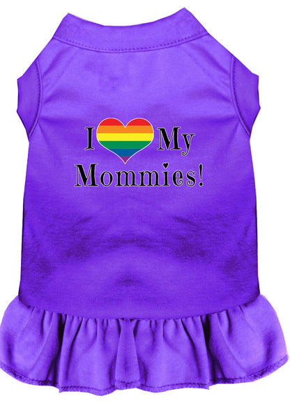 Pet Dress "I Heart My Mommies"