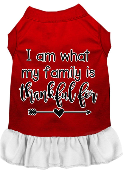 Pet Dress "I Am What My Family Is Thankful For"