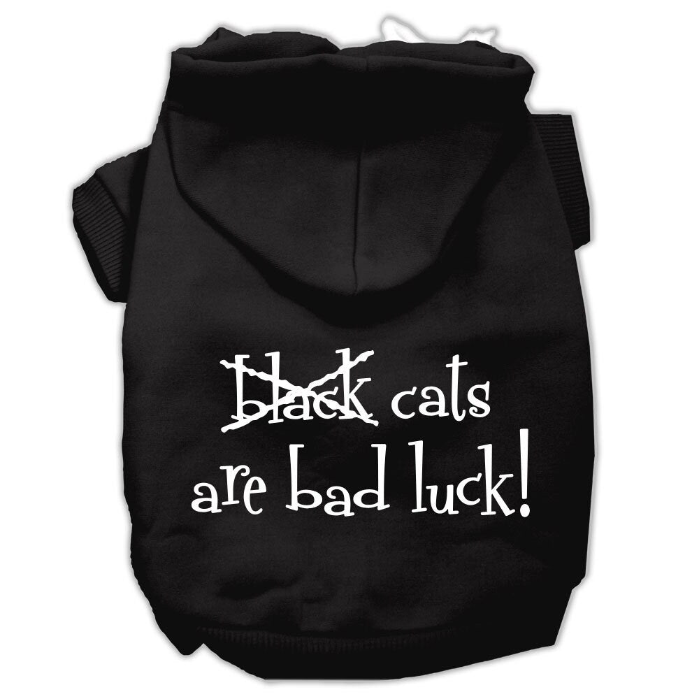 Halloween Pet Hoodie "Black Cats Are Bad Luck"
