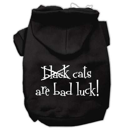 Halloween Pet Hoodie "Black Cats Are Bad Luck"
