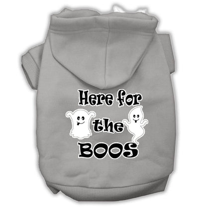Halloween Pet Hoodie "Here For The Boos"