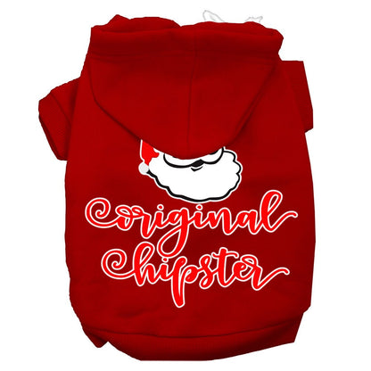 Christmas Pet Hoodie "Original Hipster"