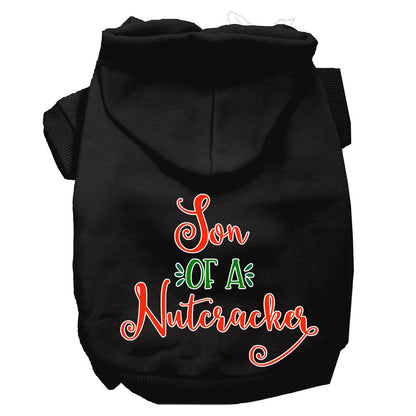 Christmas Pet Hoodie Screen Printed, "Son Of A Nutcracker"