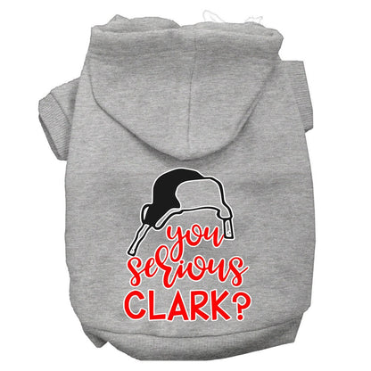 Christmas Pet Hoodie Screen Printed, "You Serious Clark?"