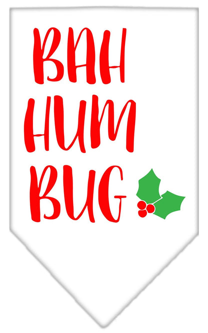Christmas Pet and Dog Bandana Screen Printed, "Bah Humbug"