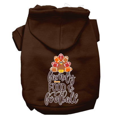 Pet Hoodie "Family, Food, & Football"