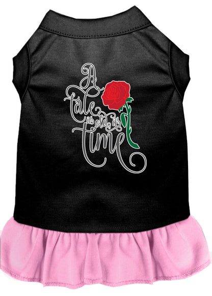 Pet Dress Screen Printed, "Timeless Tale"