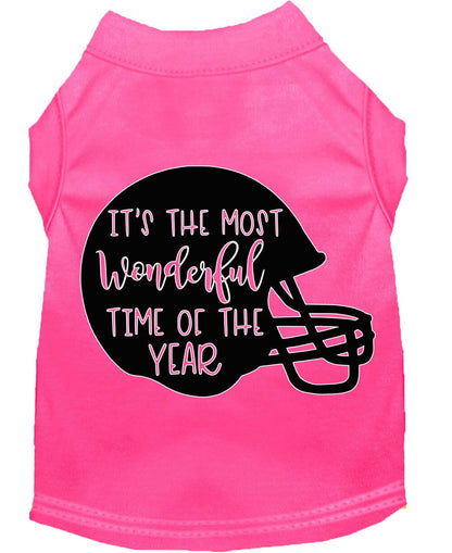 Pet Shirt "It's The Most Wonderful Time Of The Year (Football)"