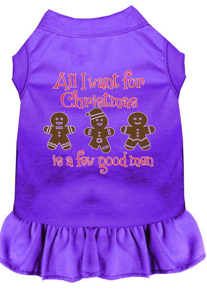 Christmas Pet Dress, "All I Want For Christmas Is A Few Good Men"