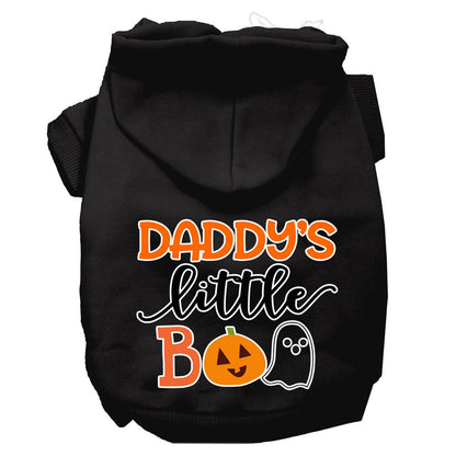 Halloween Pet Hoodie "Daddy's Little Boo"