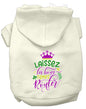 Pet Dog & Cat Hoodie Screen Printed, "Laissez Les Bons Temps Rouler"