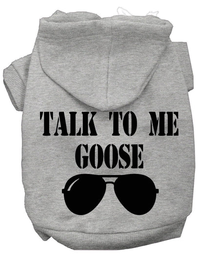 Pet Hoodie "Talk To Me Goose"