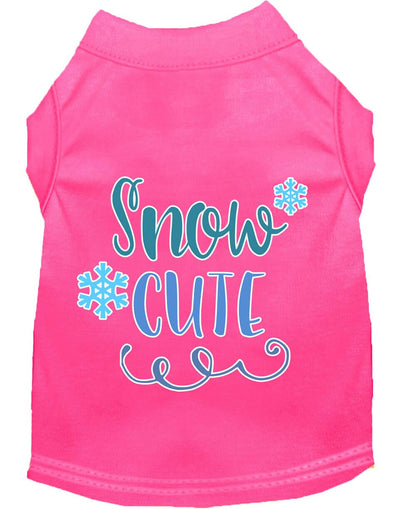 Christmas Pet Shirt "Snow Cute"
