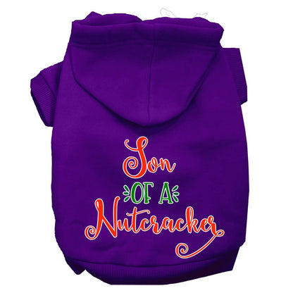 Christmas Pet Hoodie Screen Printed, "Son Of A Nutcracker"